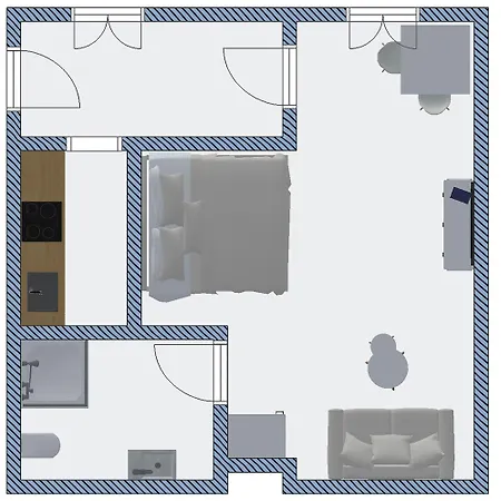 Apartamento Bismarck 1884 B2 *